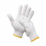 汉盾劳保手套 7针本白700g全棉纱线手套