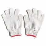 汉盾劳保手套 7针本白800g涤棉纱线手套