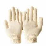 汉盾劳保用品 10针本白650g涤棉加丝纱线手套