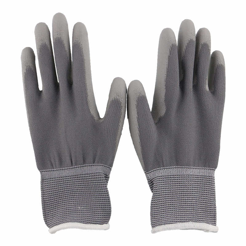 汉盾劳保批发 GP5013 13针PU涂层掌浸耐磨工作手套 独立装