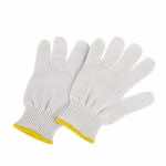 汉盾劳保手套 7针本白700g全棉纱线手套