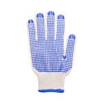 汉盾劳保用品 720G蓝点掌面点塑涤棉纱线手套